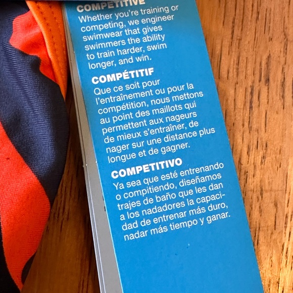 Speedo Youth Competitive Pro LT Swimsuit - Black/Orange/green cami - size 20 - Picture 3 of 8